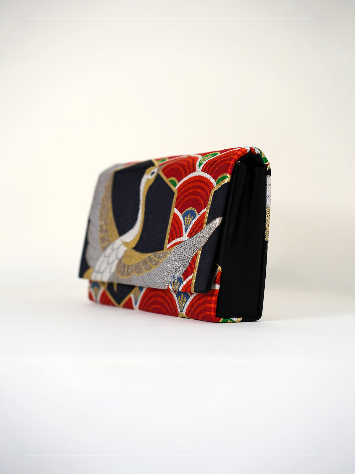 Obi Clutch Bag - 祝鶴 / Large