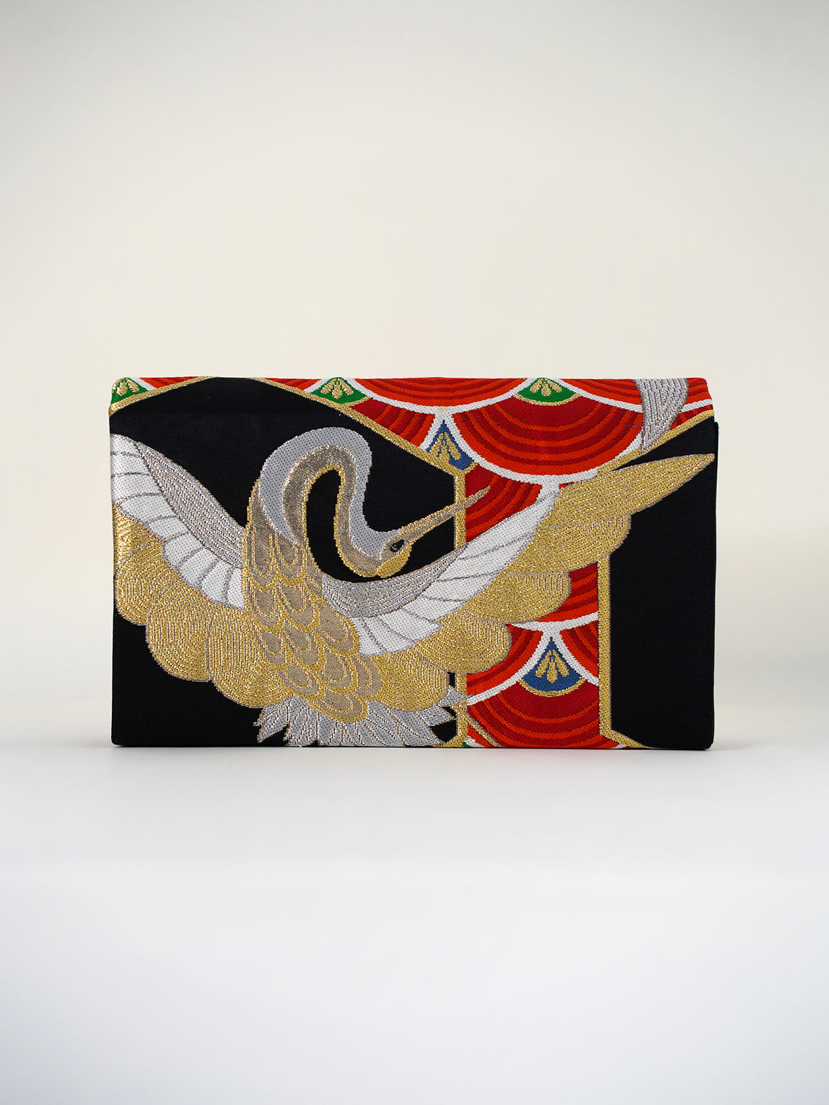 Obi Clutch Bag - 祝鶴 / Large