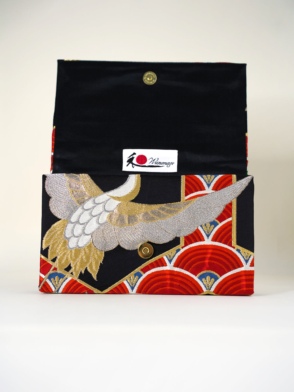 Obi Clutch Bag - 祝鶴 / Large