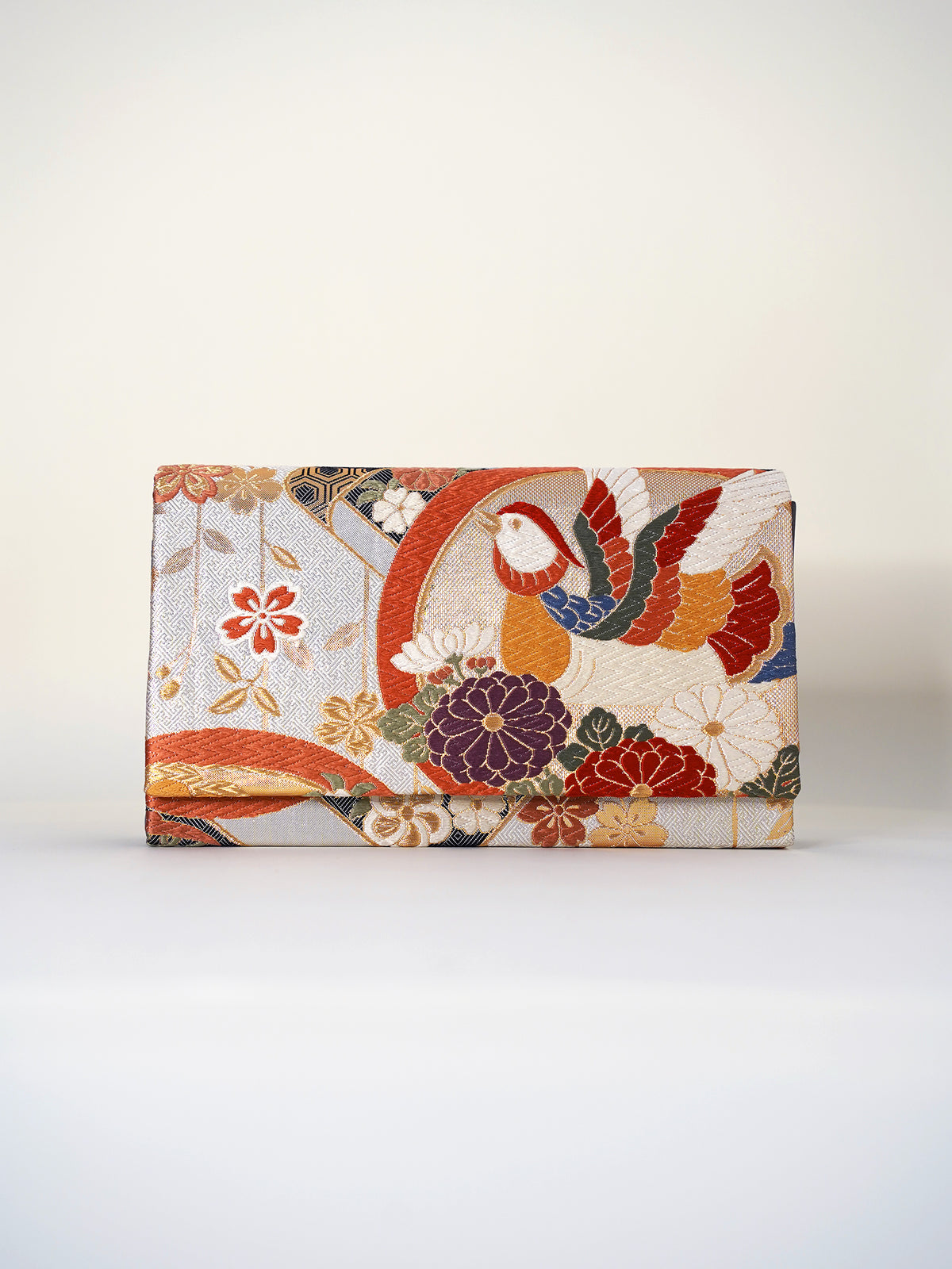 Obi Clutch Bag - 瑞鳥 / Large