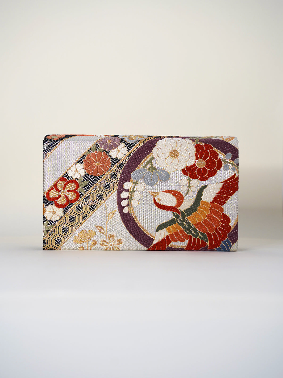 Obi Clutch Bag - 瑞鳥 / Large