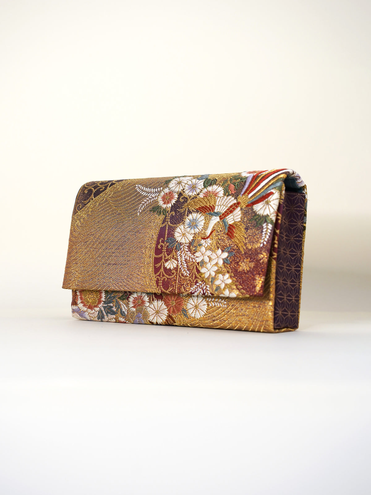 Obi Clutch Bag - 紫金鳳 / Large