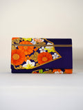 Obi Clutch Bag - 紺菊 / Large
