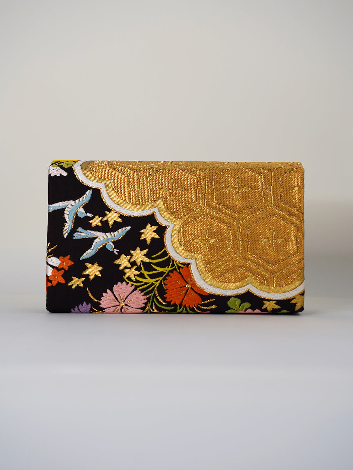 Obi Clutch Bag - 彩花舞蝶 / Large