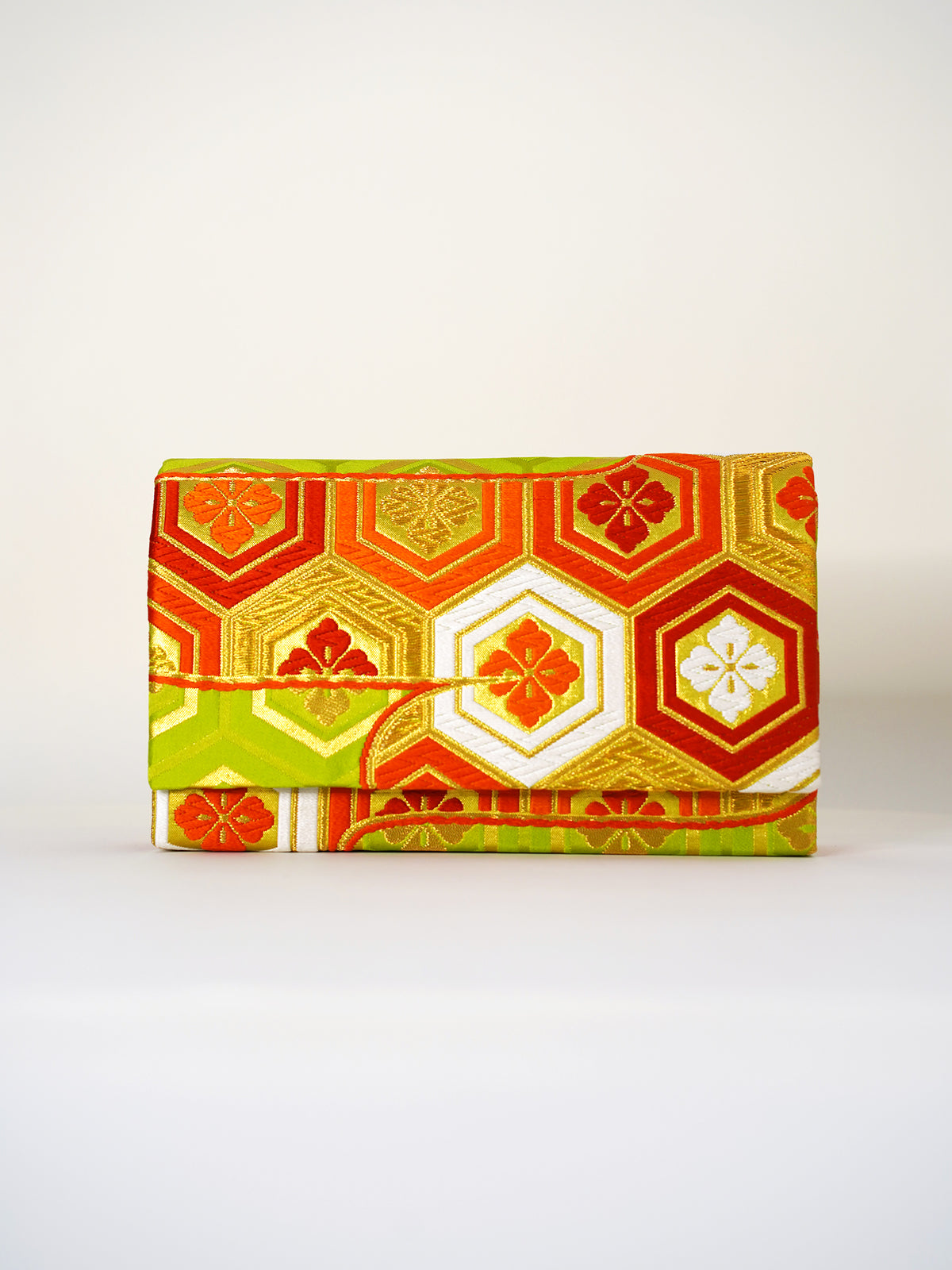 Obi Clutch Bag - 花亀甲 / Large