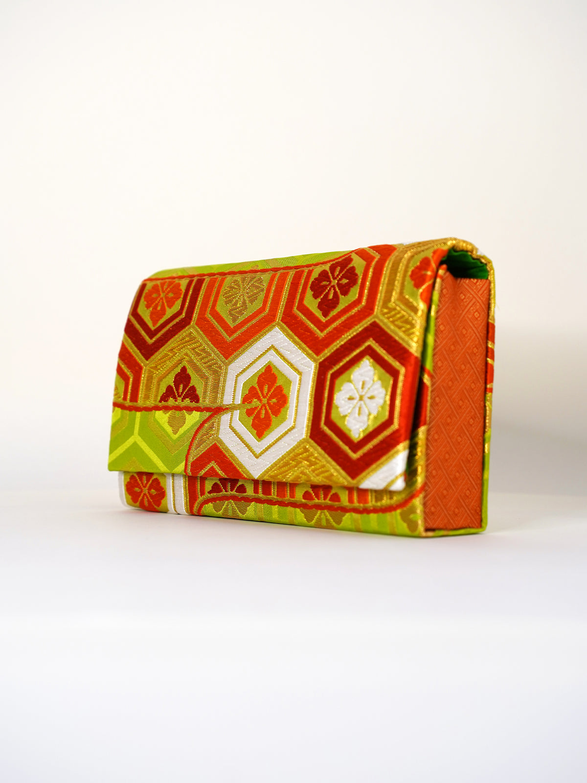 Obi Clutch Bag - 花亀甲 / Large