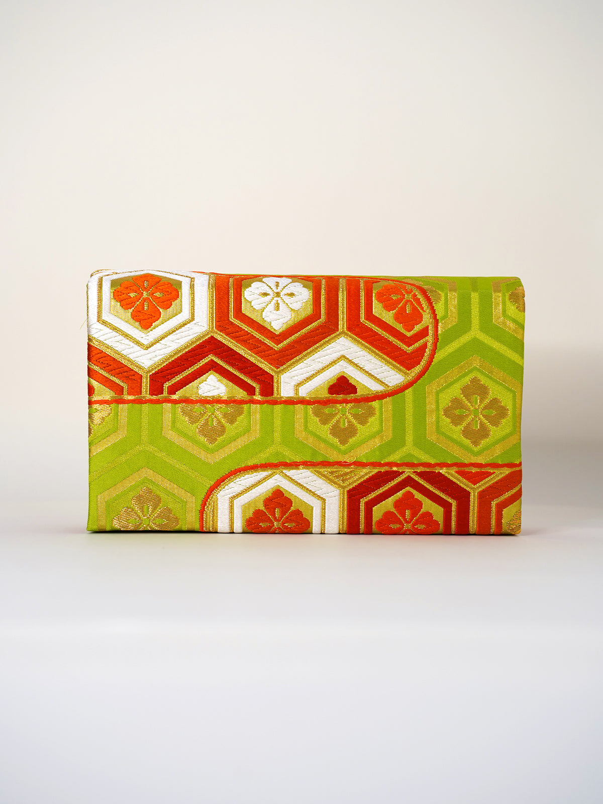 Obi Clutch Bag - 花亀甲 / Large