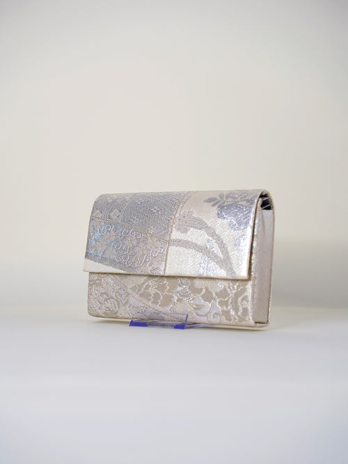 Obi Clutch Bag - 銀雪 / Small