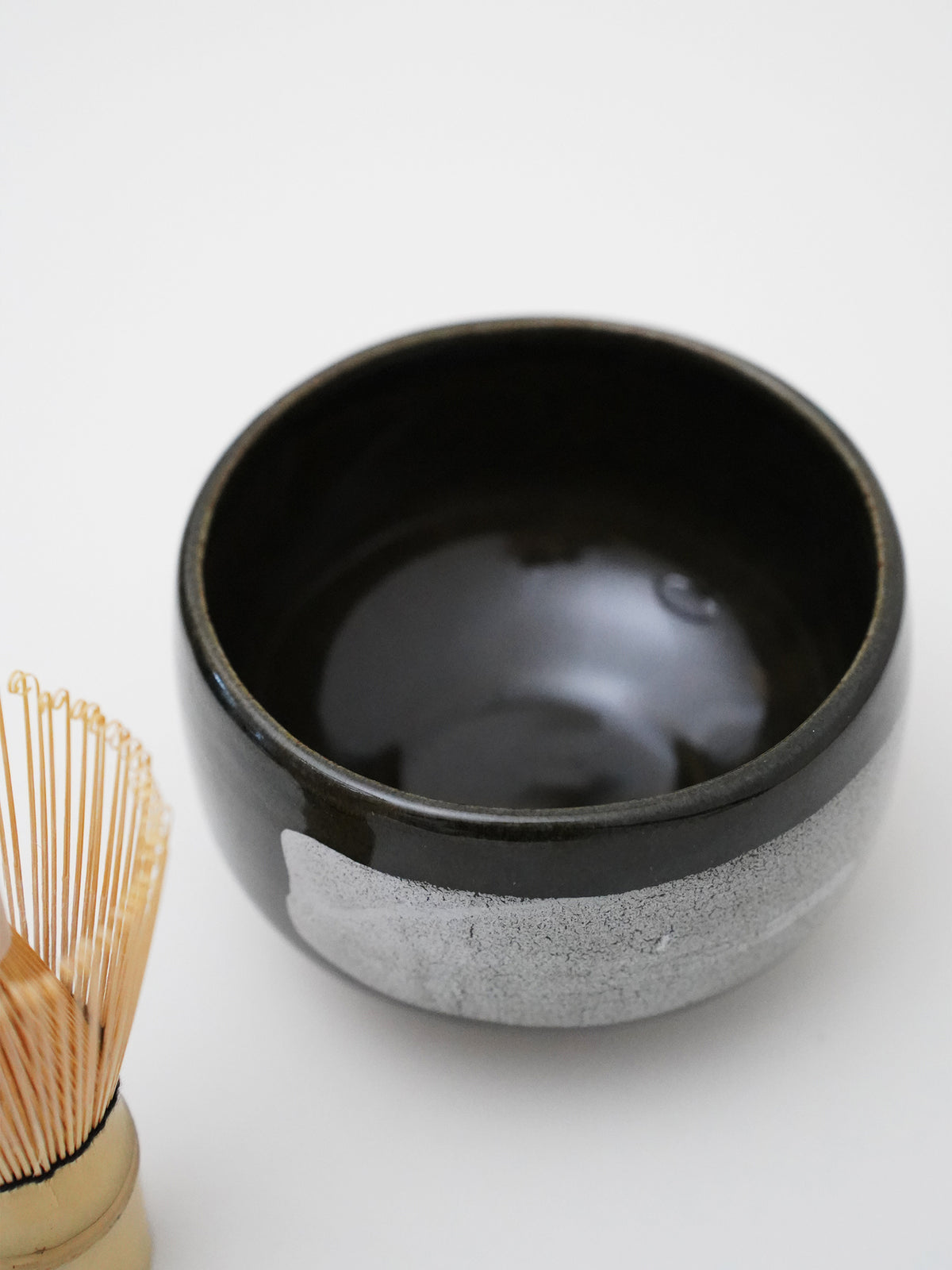 Matcha Bowl (Oribe Shirotake) & Matcha whisk